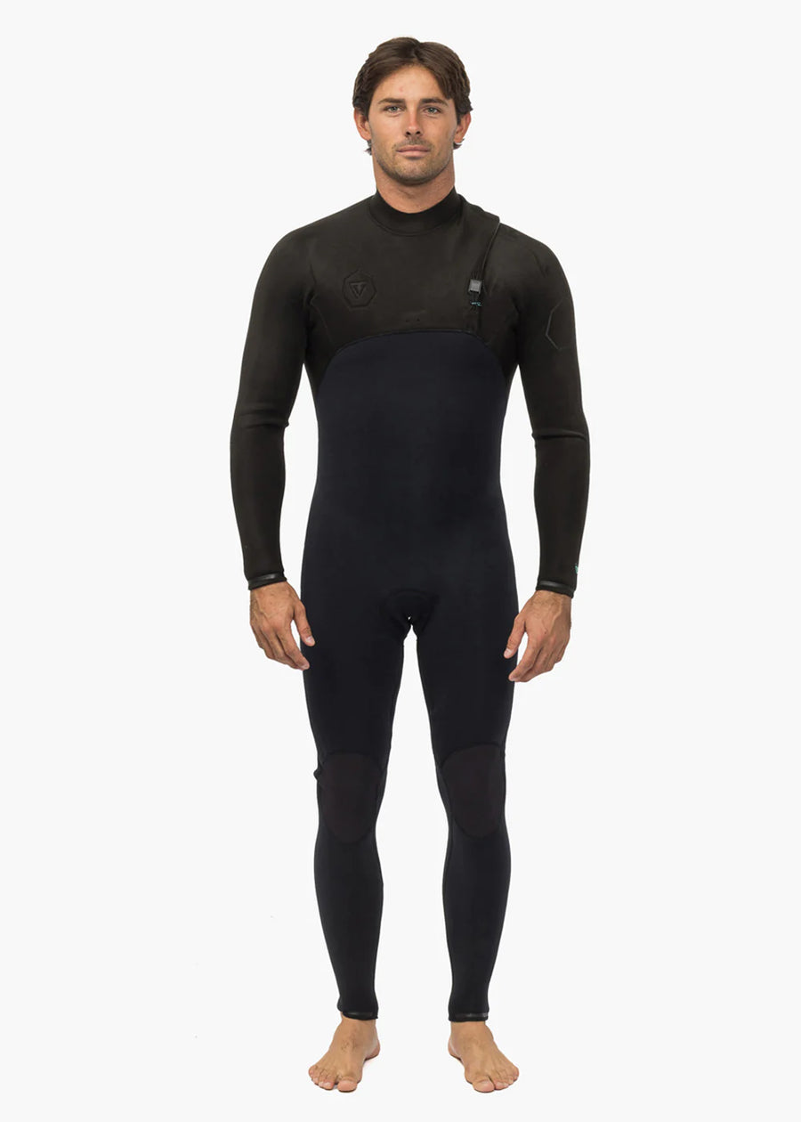 Vissla High Seas II 4/3 Chest Zip Full Suit - Stealth