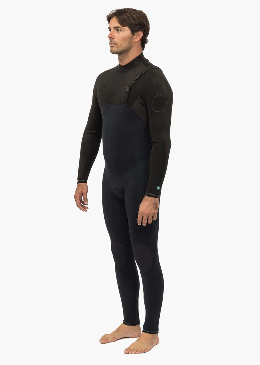 Vissla High Seas II 4/3 Chest Zip Full Suit - Stealth