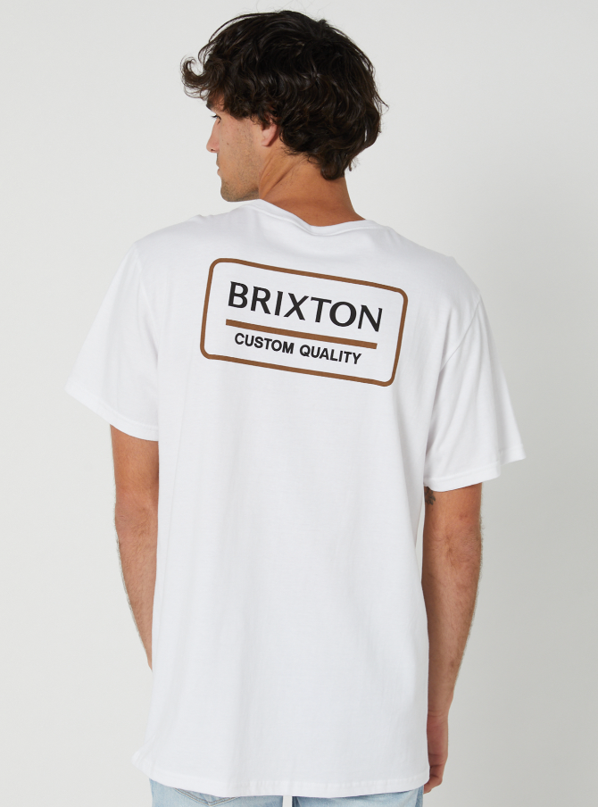 Brixton Palmer Proper Tee S/S - White