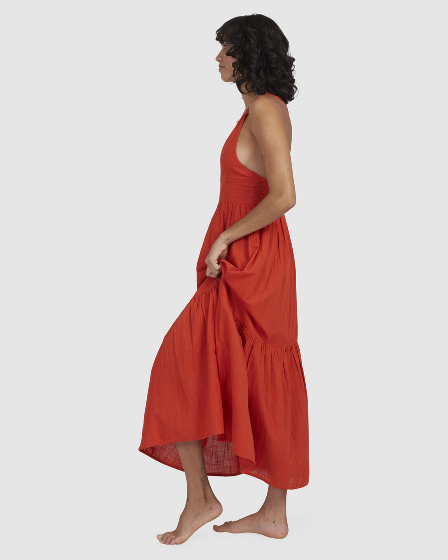 Billabong Red Earth Maxi Dress - Red