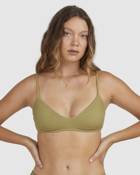 Billabong Summer High V Bralette - Olive