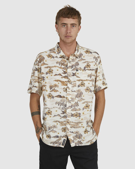 Quiksilver Sunset SS Shirt - Birch Sunset Art