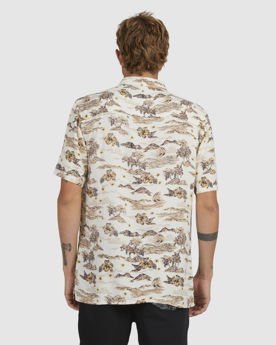 Quiksilver Sunset SS Shirt - Birch Sunset Art