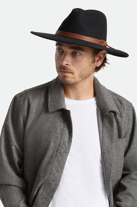 Brixton Field Proper Hat - Black