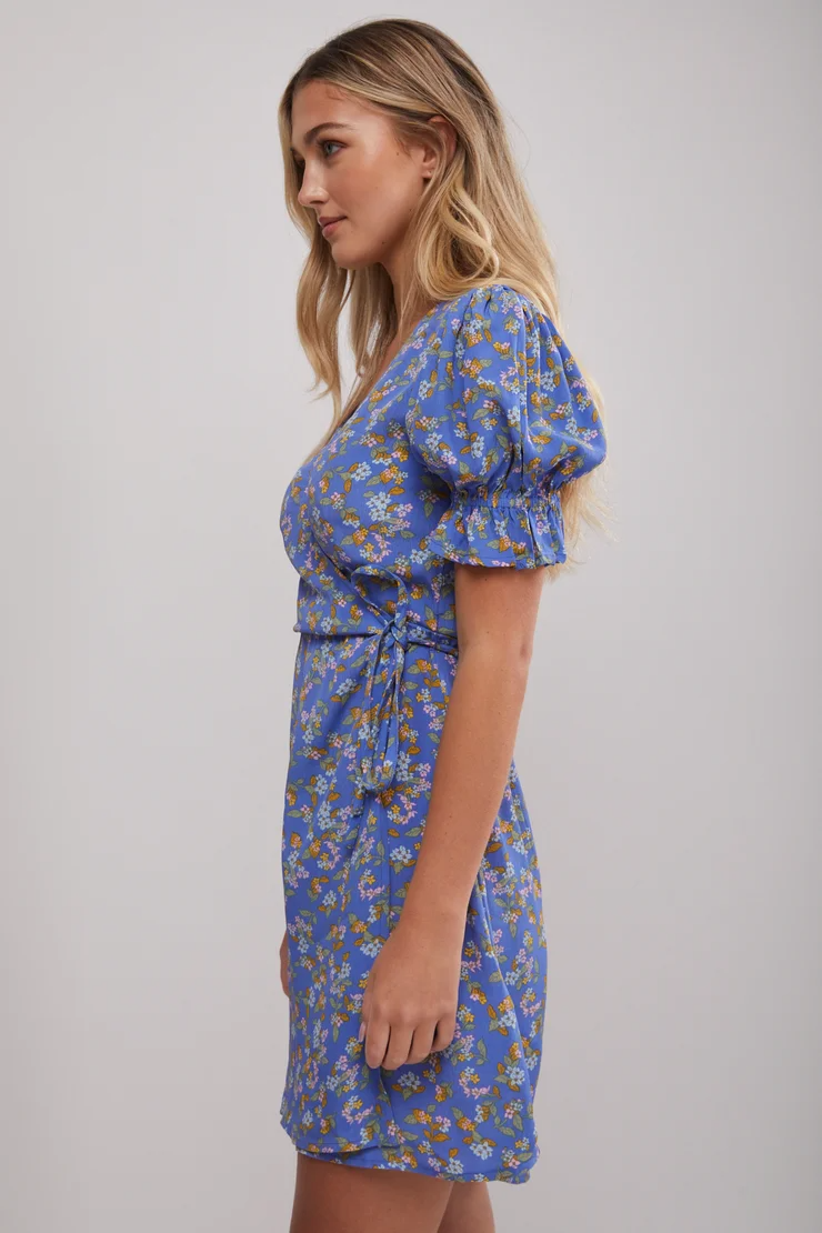 Billabong Chiquita Wrap Dress - Blue