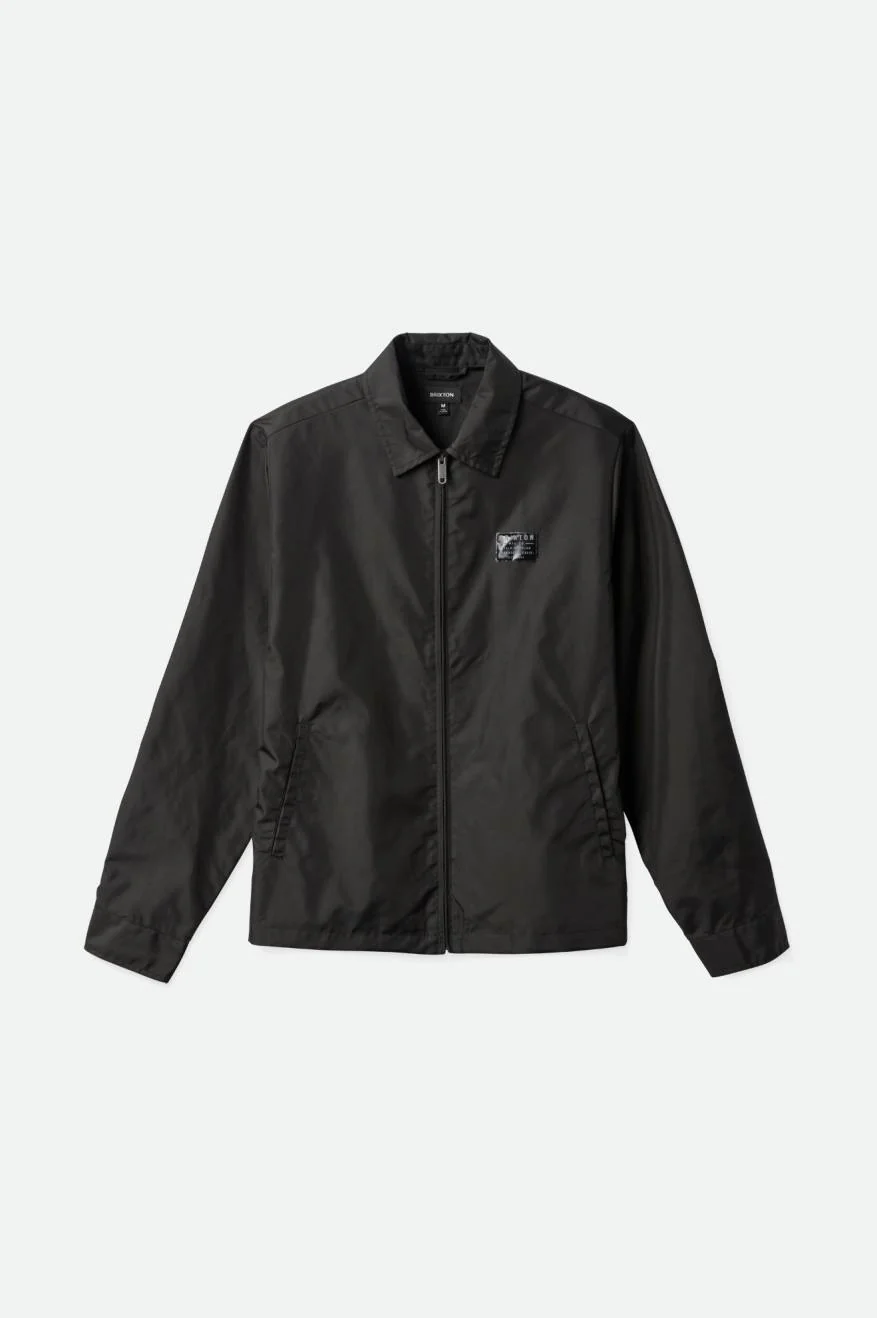 Brixton Utopia Vintage Nylon Jacket - Washed Black