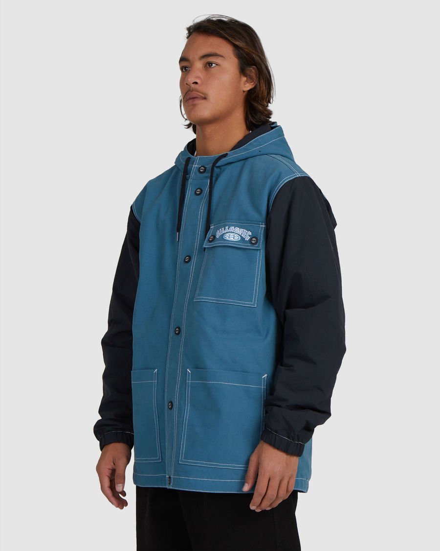 Billabong Gnarly Revo Reversible Jacket - Blue Lagoon