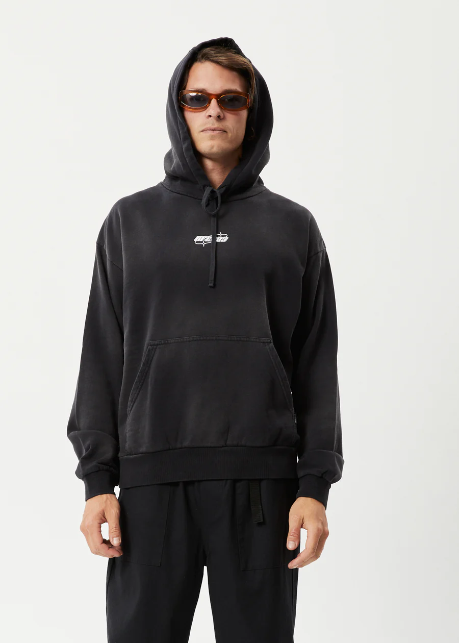 Afends Eternal Recycled Hoodie - Worn Black