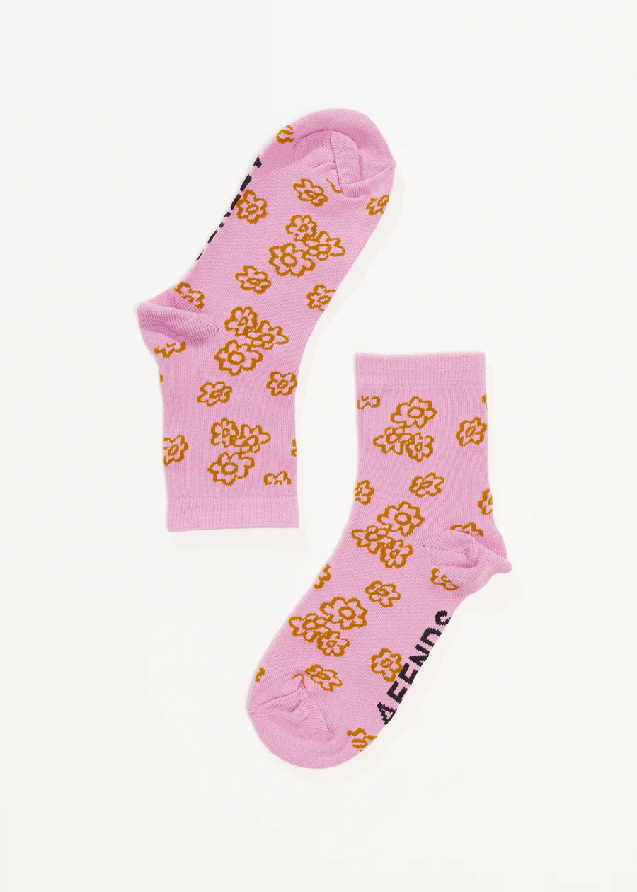 Afends OS Clara Crew Socks - Candy