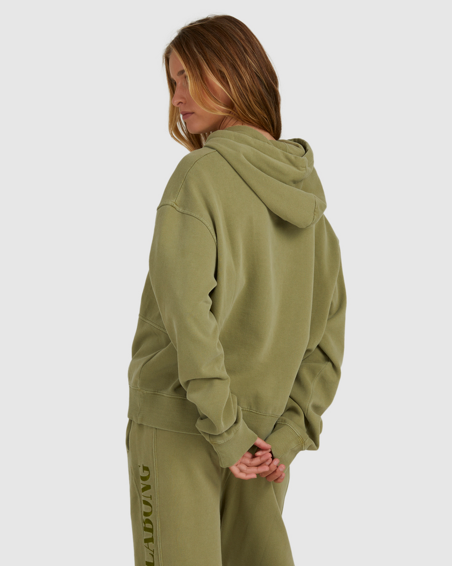 Billabong Baseline Pop Hood - Evergreen