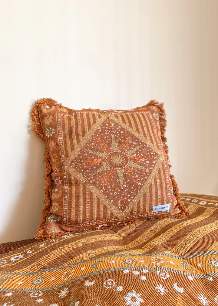 Roam With Us Sunburst Cushion Cover