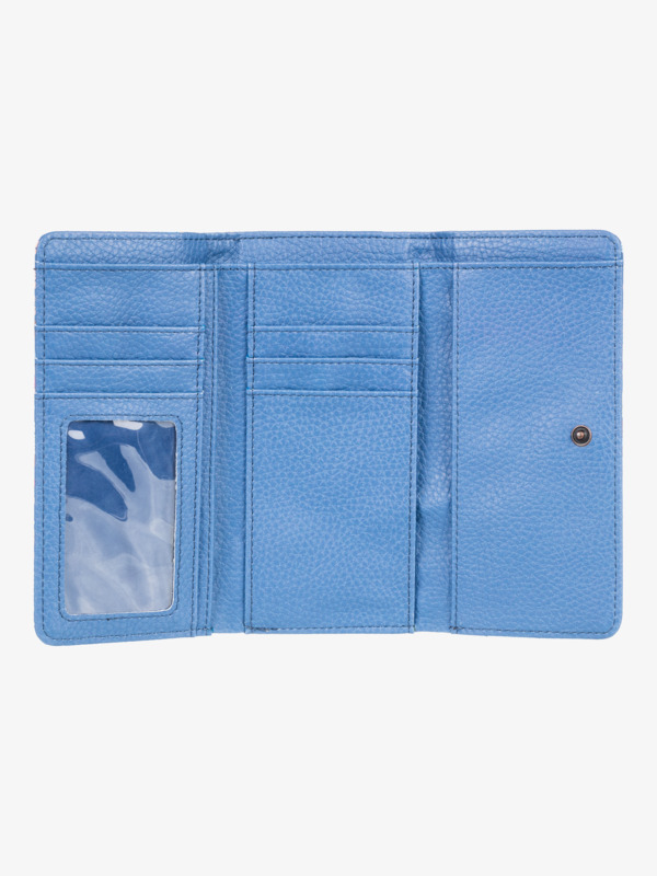 Roxy Hazy Daze Wallet - Bijou Blue New Tropics Ditsy