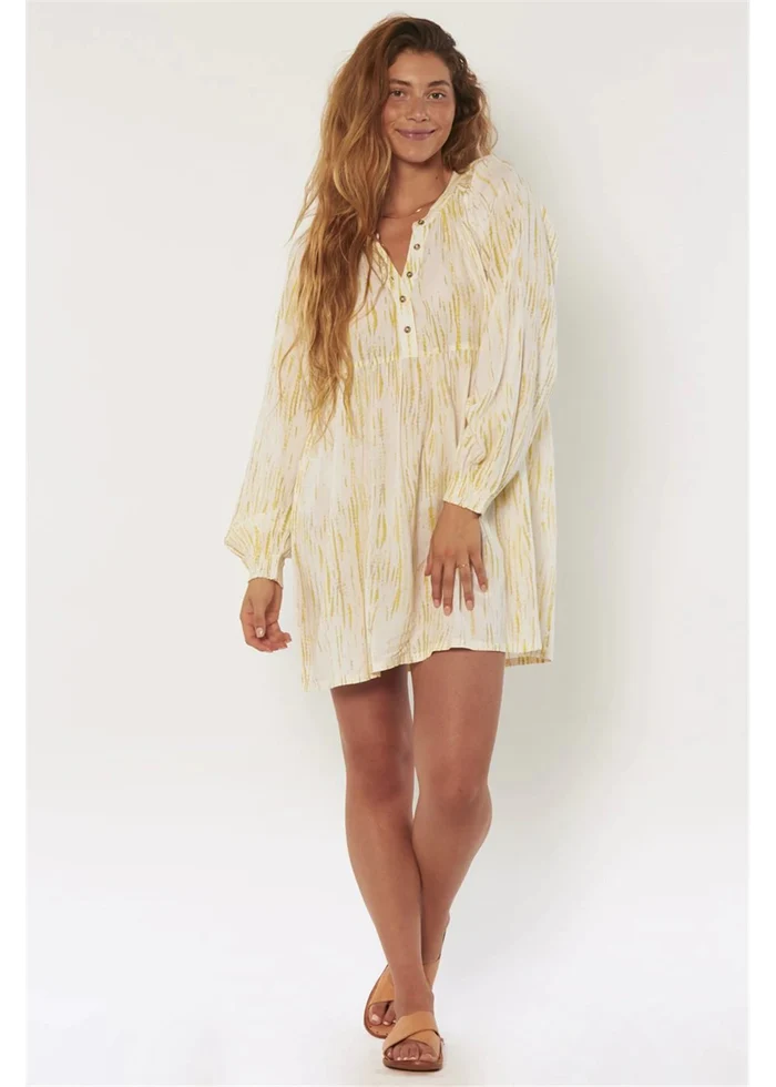 Sisstrevolution Free Spirit L/S Dress - Pina