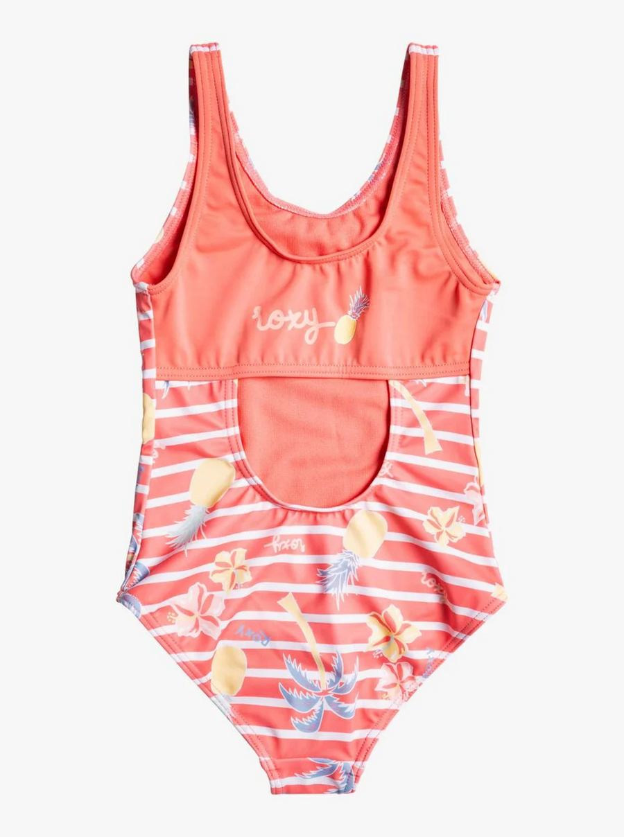 Roxy Little Pineapple Onepiece - Tea Rose Holiday Dreaming