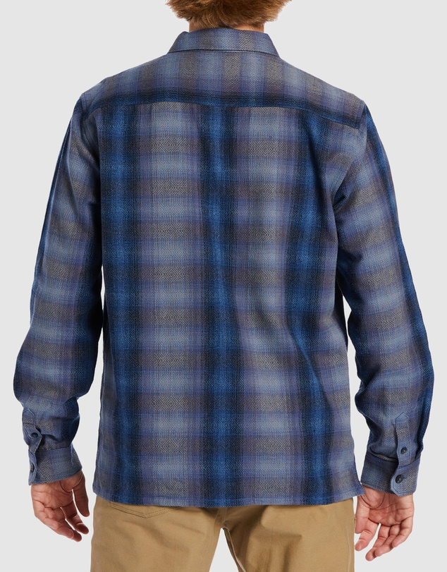 Billabong Offshore Jacquard Flannel - Deep Blue