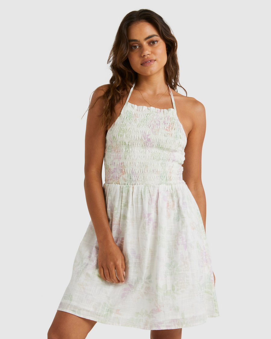 Billabong Fade Away Dress - Salt Crystal