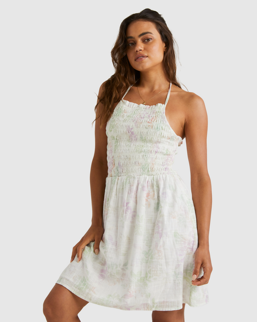 Billabong Fade Away Dress - Salt Crystal