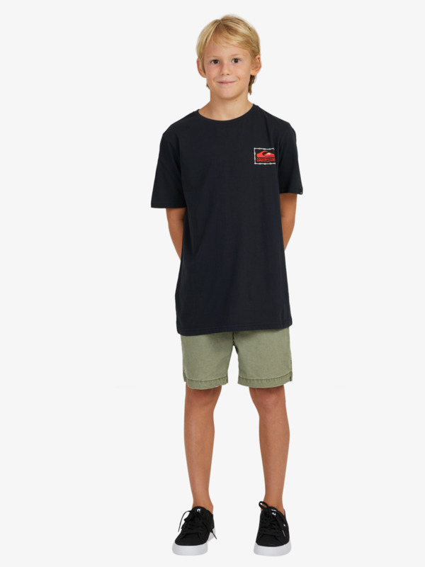 Quiksilver Sunset Wave Youth SS Tee - Black