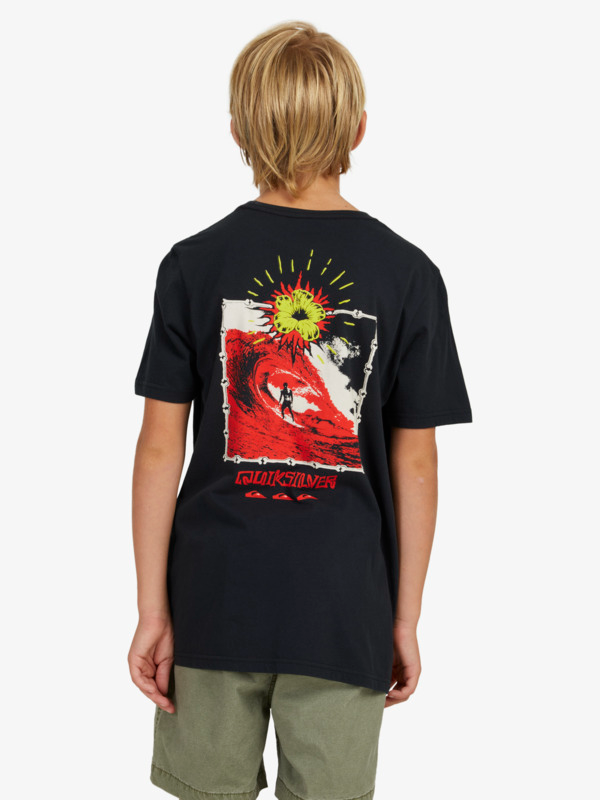 Quiksilver Sunset Wave Youth SS Tee - Black