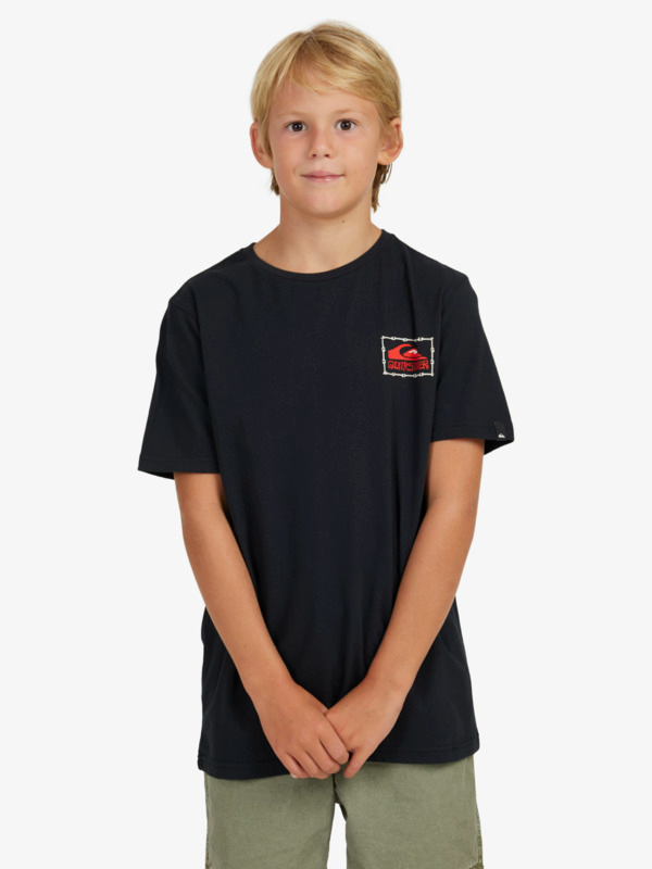 Quiksilver Sunset Wave Youth SS Tee - Black