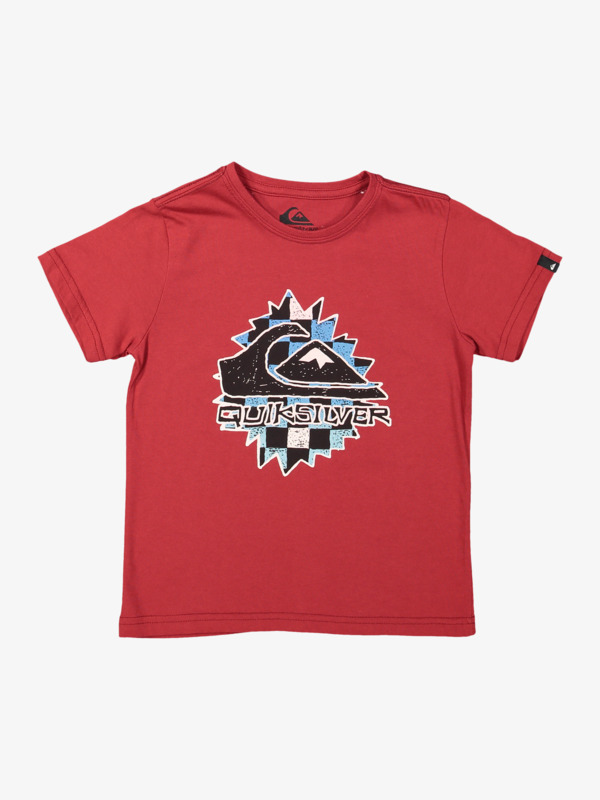 Quiksilver Gen X Logo Boy SS Tee - Chilli Pepper