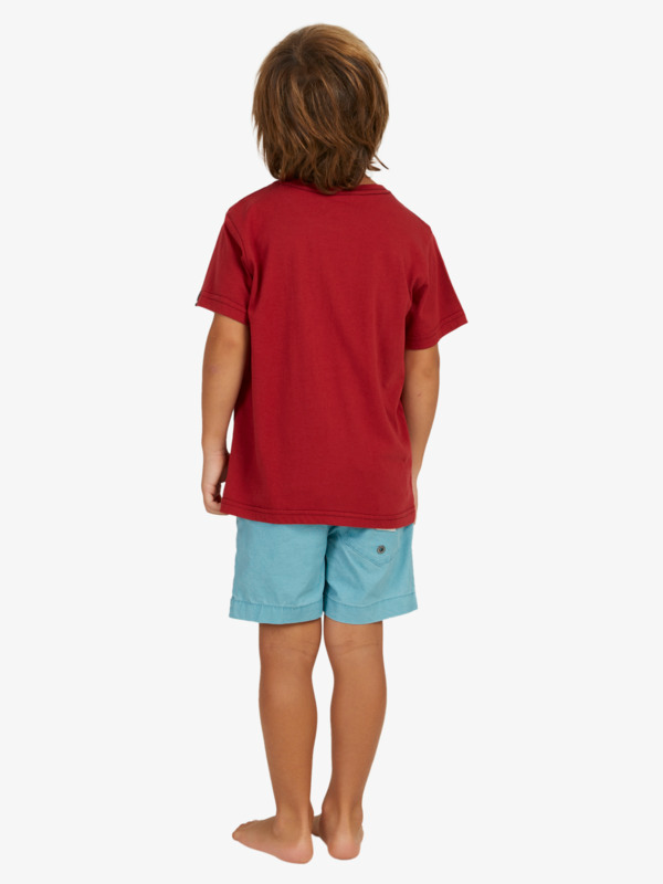 Quiksilver Gen X Logo Boy SS Tee - Chilli Pepper