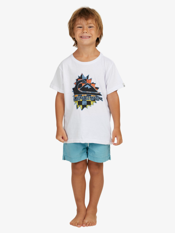 Quiksilver Gen X Logo SS Tee - White