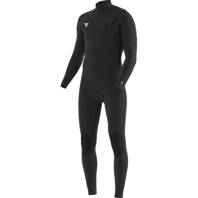 Vissla 7 Seas Comp 3-2 Chest Zip Full Suit - Black 2