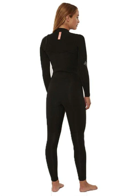 Sisstrevolution 7 Seas 3/2 Chest Zip Full Suit - Solid Black